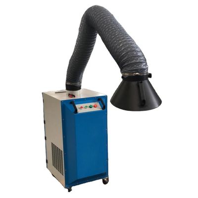 Compacte 75 kg draagbare lasersnijverings- en lasrookextractor met 2 filterpatronen