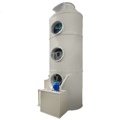 Polypropyleen natte luchtreiniger Gaszuiveringstoren D800*3500mm voor chemische installaties