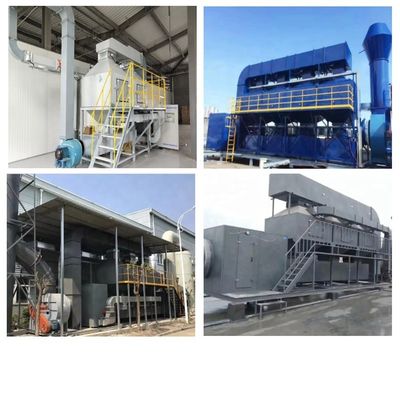 Regeneratieve thermische oxidator RTO voor afvalgasbeheersing en -behandeling Gewicht 1500 kg