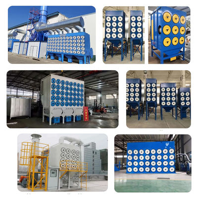 Verzuiveringsmachine voor de behandeling van afvalgassen met automatische reinigingsfilters en koolstofstaal