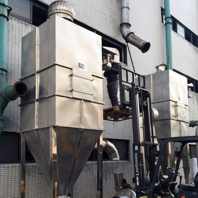 Industriële cartridge stofverzamelaar met pulsstraalreiniging en aangepast ontwerp