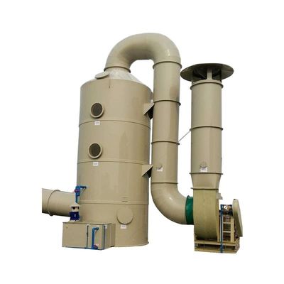 4000 mm hoogte natte sproeiing zuivering toren gas scrubber voor luchtvervuiling controle