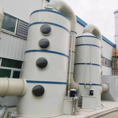 Hoog 400 kg natte scrubber kolom gasreiniging spuittoren met 80% zuiveringsdoeltreffendheid