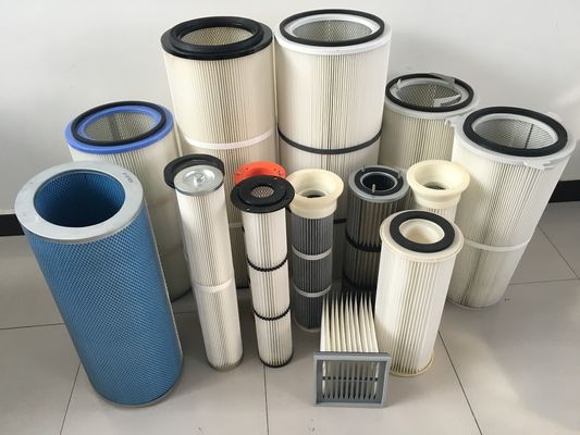 Aanpasbare industriële stofverwijderingsinrichtingen Filtercartridge met 99,9% efficiëntie