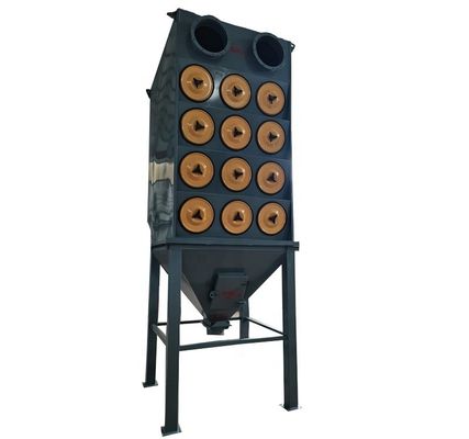 SS201 en SS304 Aanpasbare stofverzamelaar met cartridge voor stofverzameling boven het magazijn