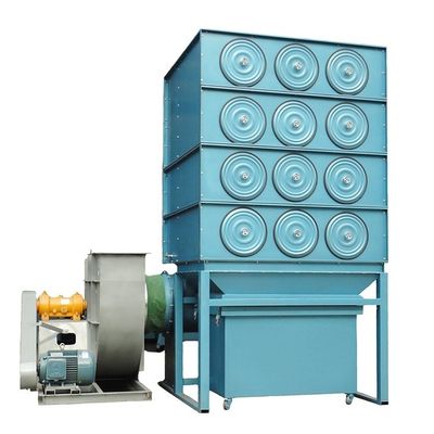 SS201 en SS304 Aanpasbare stofverzamelaar met cartridge voor stofverzameling boven het magazijn