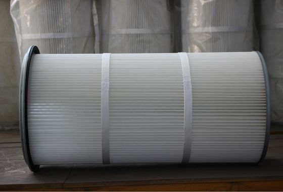 Polyester glasvezel professionele HEPA gevlegde luchtfilter voor stofverzamelaar D325*1000 mm