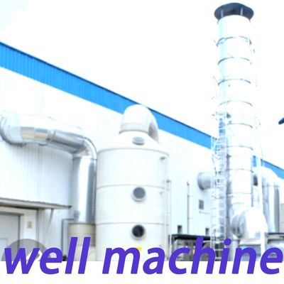 7.5 KW ventilatorvermogen FRP groene absorptietoren voor chemisch afvalgaszuiveringsmateriaal