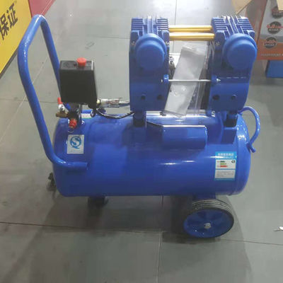 Silent Oil Free Air Compressor Air Pump 980W Vermogen 30L Capaciteit PORTABLE Configuratie