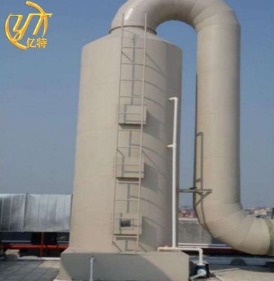 YT-04PL2500 Wet scrubber stofverzamelaar 18,5 Kw ventilator vermogen en polypropyleen materiaal