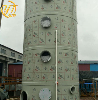 YT-04PL2500 Wet scrubber stofverzamelaar 18,5 Kw ventilator vermogen en polypropyleen materiaal