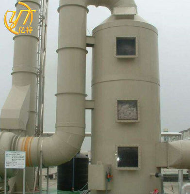 2000-3000 Luchtvolume PP Industrial Venturi Wet Scrubber Stofverzamelaar voor Industrieel