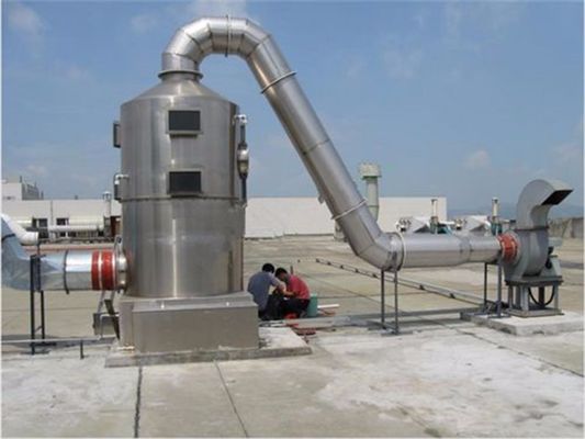 32 mm Pump Out Pipe Diameter Afvoergasopvang Luchtfilter Wet scrubber systeem voor 0,75 motorvermogen