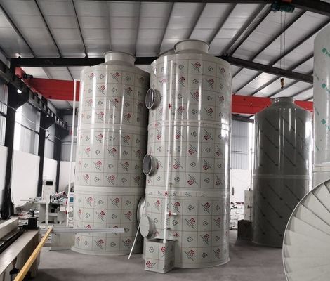 40 mm pomp industrieel natte stofverzamelaarsysteem uitgerust met polypropyleenscrubber