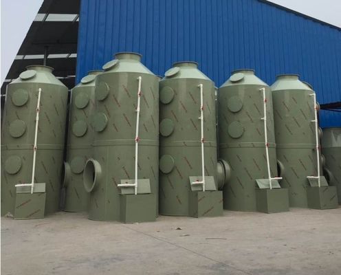 40 mm pomp industrieel natte stofverzamelaarsysteem uitgerust met polypropyleenscrubber