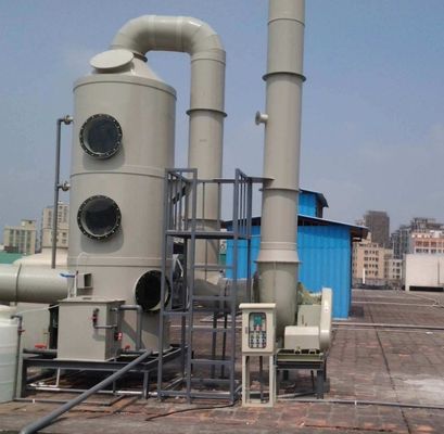 40 mm pomp industrieel natte stofverzamelaarsysteem uitgerust met polypropyleenscrubber