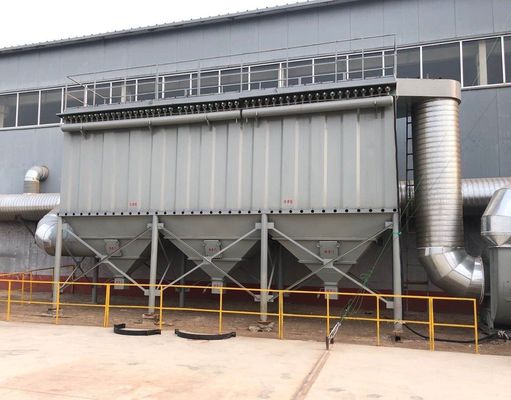 Pulsblowing Flour Dust Collector voor Hout Cement Mill Dust Collection 3kw Carbon Steel