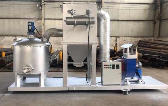Pulsblowing Flour Dust Collector voor Hout Cement Mill Dust Collection 3kw Carbon Steel