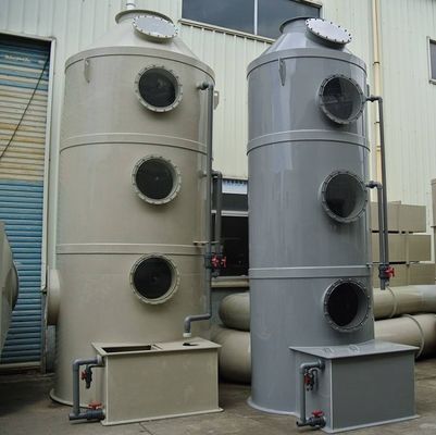 32 mm grijze industriële luchtreiniger gasverpakkingscolonne voor gaszuivering