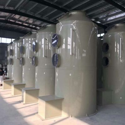 32 mm grijze industriële luchtreiniger gasverpakkingscolonne voor gaszuivering
