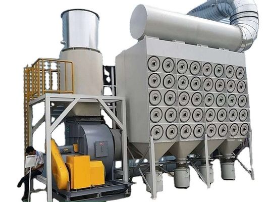 1200 kg stofverwijderingssysteem Filtercartridge Stofverzamelaar met eenvoudige structuur