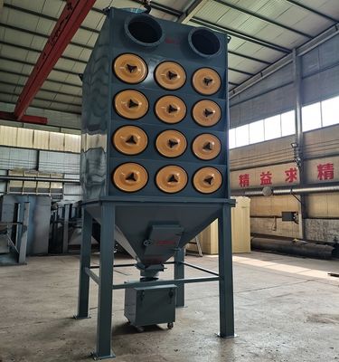 1200 kg stofverwijderingssysteem Filtercartridge Stofverzamelaar met eenvoudige structuur
