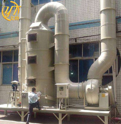 Polypropyleen natte luchtreiniger Gaszuiveringstoren D800*3500mm voor chemische installaties