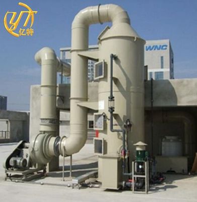 Polypropyleen natte luchtreiniger Gaszuiveringstoren D800*3500mm voor chemische installaties