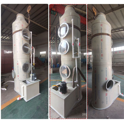 Kleine zuurrook gas natte scrubber spray tan extractie toren voor bouwwerkzaamheden
