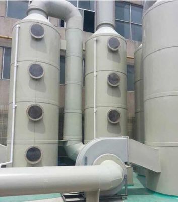 Kleine zuurrook gas natte scrubber spray tan extractie toren voor bouwwerkzaamheden