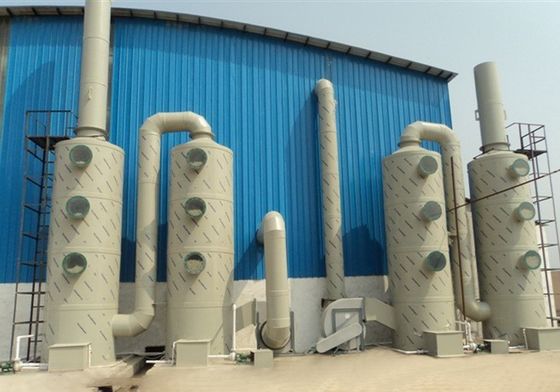 Kleine zuurrook gas natte scrubber spray tan extractie toren voor bouwwerkzaamheden