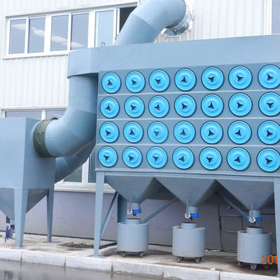 1100 kg Industriële zandblaasmachine met slijppatroon stofverzamelaar voor stofopvang
